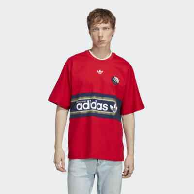 adidas Originals Men's Blokepop Trefoil Short Sleeve Tee IP7169 | eBay