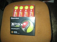 1 dozen BRAND NEW 2024 Taylor Made TP 5 X   golf balls Yellow
