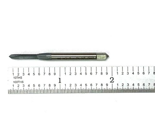 #3-56 H2 2FLUTE  SPIRAL POINT PLUG TAP - EL COATED - OSG 1206202 - Foto 4 di 5