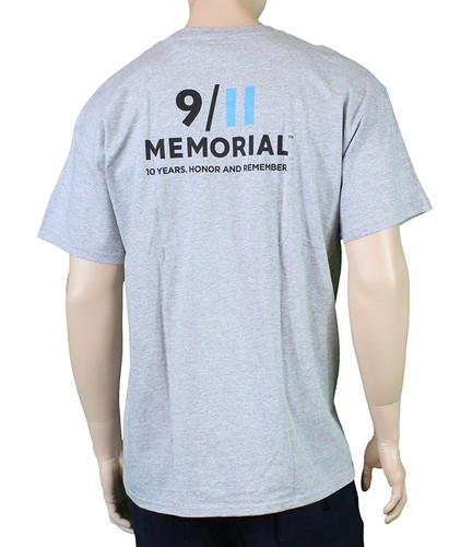 911 Official Licensed Memorial Tee FDNY Short Sleeve T-Shirt Gray - Picture 2 of 2