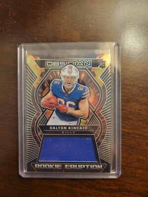 2023 Panini Obsidian - Rookie Eruption Materials Dalton Kincaid /199 (MEM, RC)