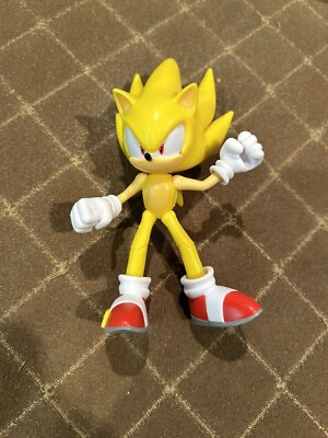 Sonic the Hedgehog 4 Inch Figure | Modern Super Sonic