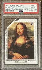 🎨 2022 Topps Gallery Mona Lisa Work Of Art RC PSA 10 WOA-1