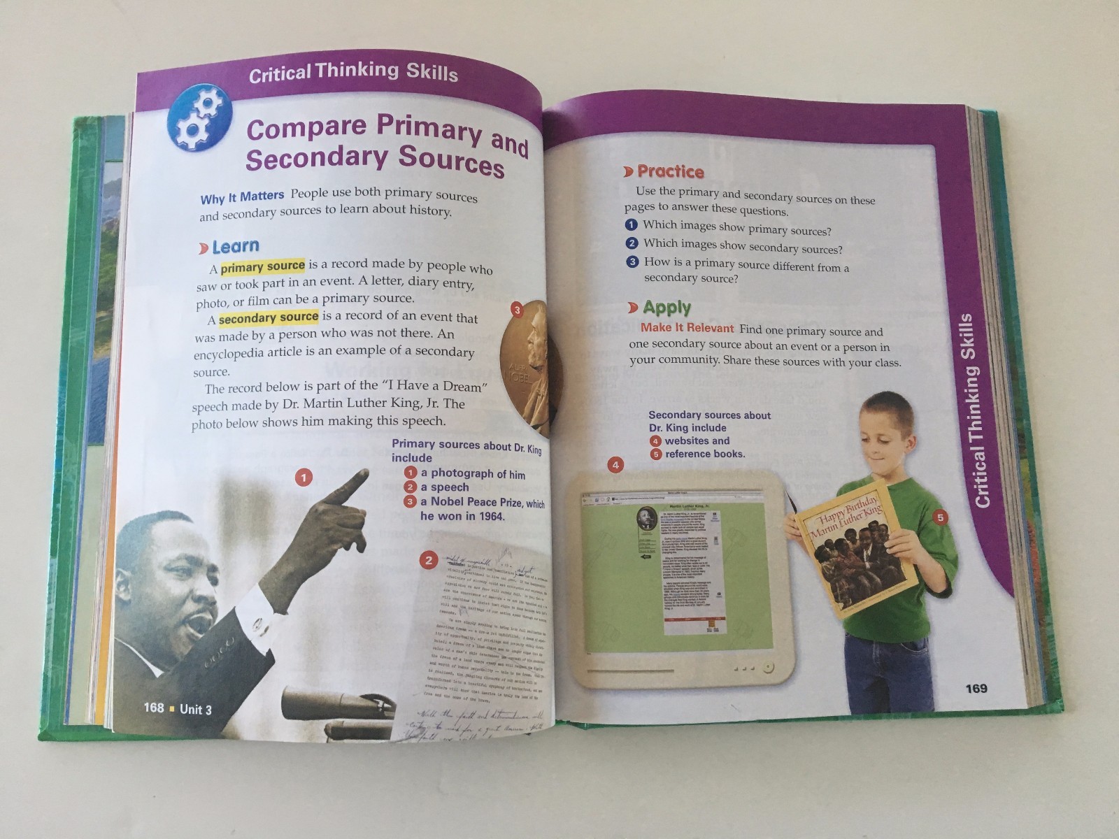 Harcourt Social Studies Grade 3 Our Communities 2007 Hardcover USED