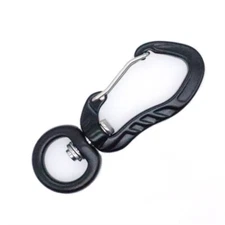 Boat Aviation Aluminum Quick Release Hook Clip Swivel Carabiner Spring Snap Hook