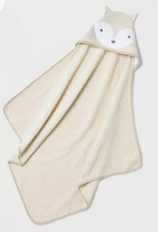 Fox hooded outlet baby towel