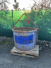 Conquip Large Concrete Lifting Tub Pot Equipment Crane Skip Mortar £600+vat