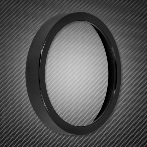Black Speedometer Gauge Accent Trim Ring Fit For Dyna Electra Glide Breakout - Picture 7 of 13