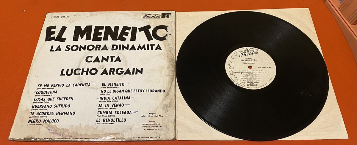 Testamento Explosivo: Herencia Musical de Lucho(中古品) Vintage Vinyl/LP. Sonora Dinamita/Lucho Argain, Meneito, Cumbia