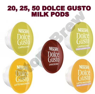 20,25,50 NESCAFE DOLCE GUSTO MILK PODS 