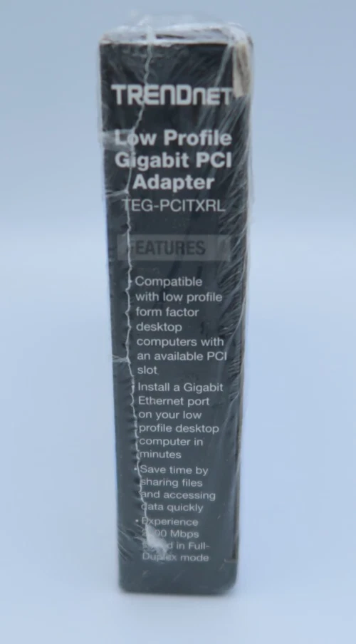 TRENDNET Low Profile GIGABIT PCI Adapter TEG-PCITXRL Auto sense 10/100/1000 Mpbs - Image 4 of 4