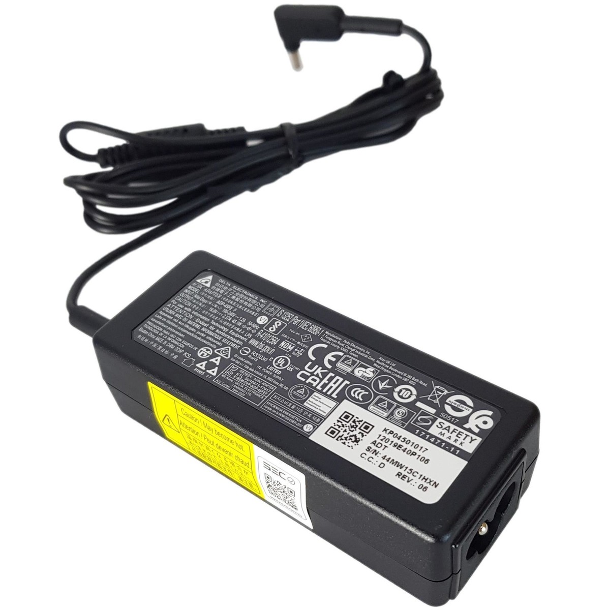 Power4Laptops Adattatore Alimentatore Per Portatile Caricabatterie Compatibile Con Fujitsu Siemens Lifebook A3510 - Foto 10