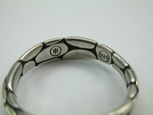 John Hardy Sterlingsilber Kali gewellter Kiesel Ring Größe 7 925 JH echt 519F - Bild 6 von 12