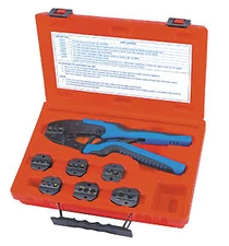 TOOL AID 18960 Quick Change Ratcheting Terminal Crimping Kit NEW