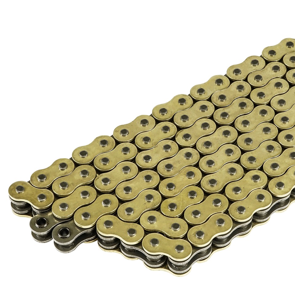 520 X 120 Links Motorcycle ATV Gold O-Ring Drive Chain 520-Pitch 120-Links - Foto 14