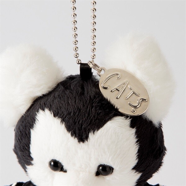 Shiki Official Broadway Musical Cats Mascot Plush Keychain H17cm