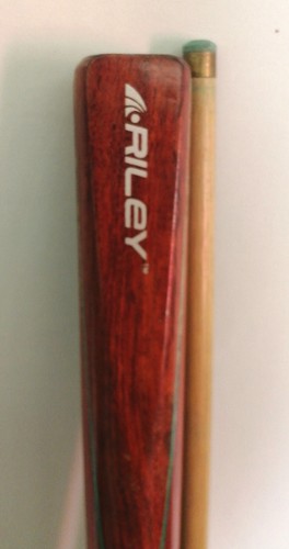 Vintage 57" Riley Scotsman Pool Snooker Cue 2 Piece With Soft Case - Picture 5 of 9