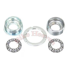 ALTA Bottom Bracket Set 3/Piece Crank 1.37x 24tpi CHROME Bike Parts 65mm Shell