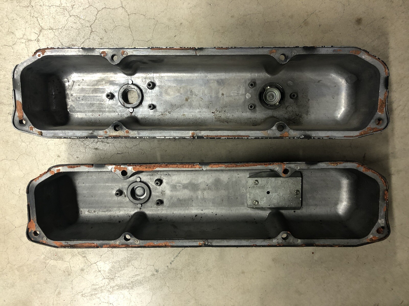 Used 1 pair Mopar Performance Big Block Finned Valve Covers eBay