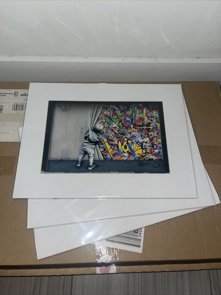 Martin Whatson “Behind the Curtain” Print Art Basel '19 Martin Whatson “Behind the Curtain” Print Art Basel '19