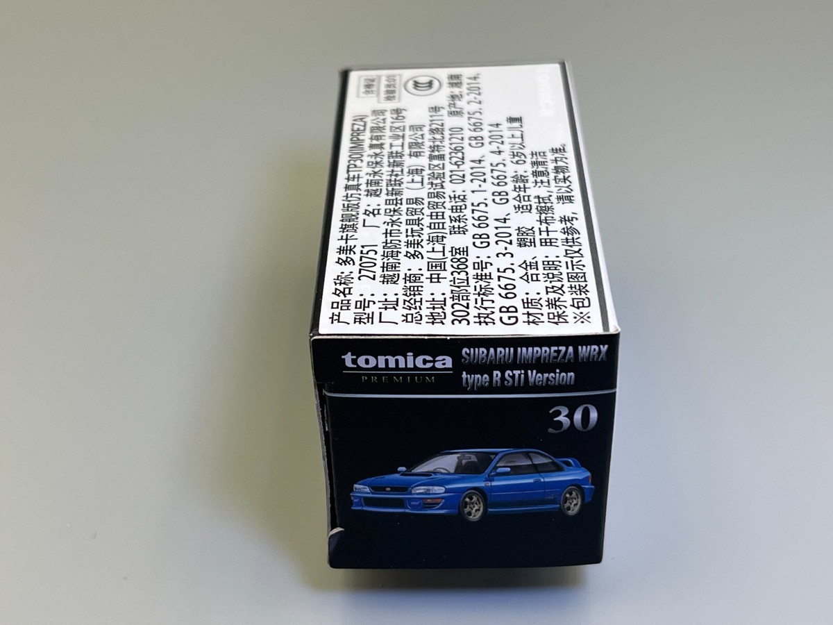 トミカ / SUBARU Impreza 22B-STi version Tomica Premium SUBARU Impreza 22B-STi Ver Black Mall