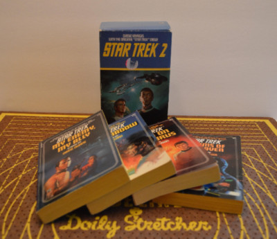 1982 Star Trek 2 Four Softcover Paperback Books Box Set