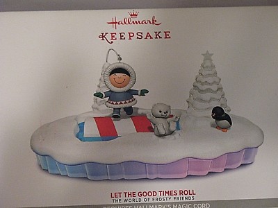 LET THE GOOD TIMES ROLL HALLMARK 2017 TABLETOP FROSTY FRIENDS FREE SHIPING 