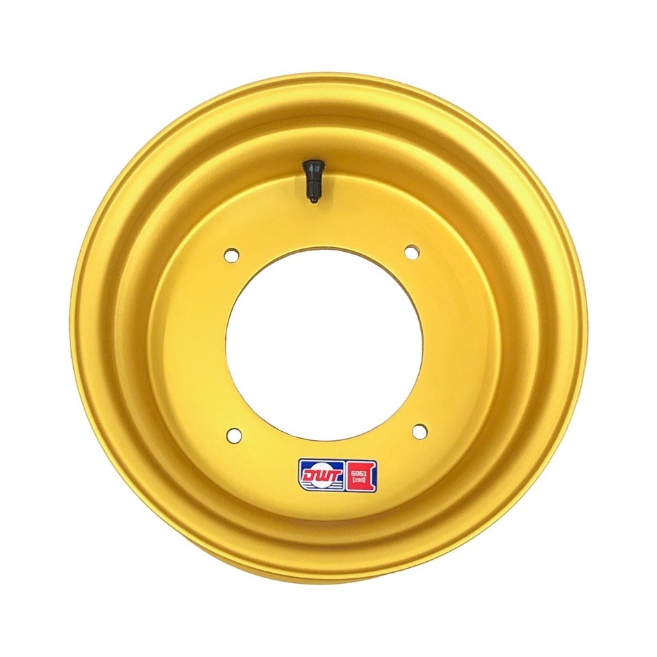 DWT Gold 11" 11x6 Front And 9" 9x8 Rear Rims Wheels Honda ATC 250R 350X