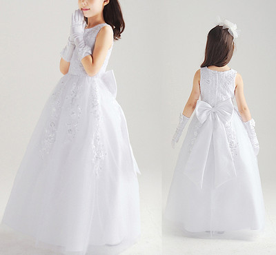 Vestido Dama Comunión Traje Niña Niño Fiesta Dama de Honor Vestido COM001 P