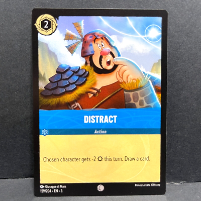 2024 DISNEY LORCANA INTO THE INKLANDS DISTRACT 159/204 COMMON | eBay