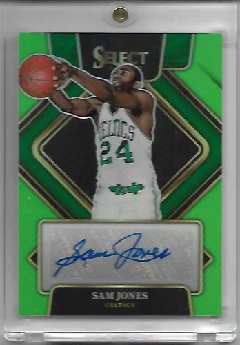 SAM JONES 2021-22 Panini Select Chrome Green Refractor Card Auto Autograph /99