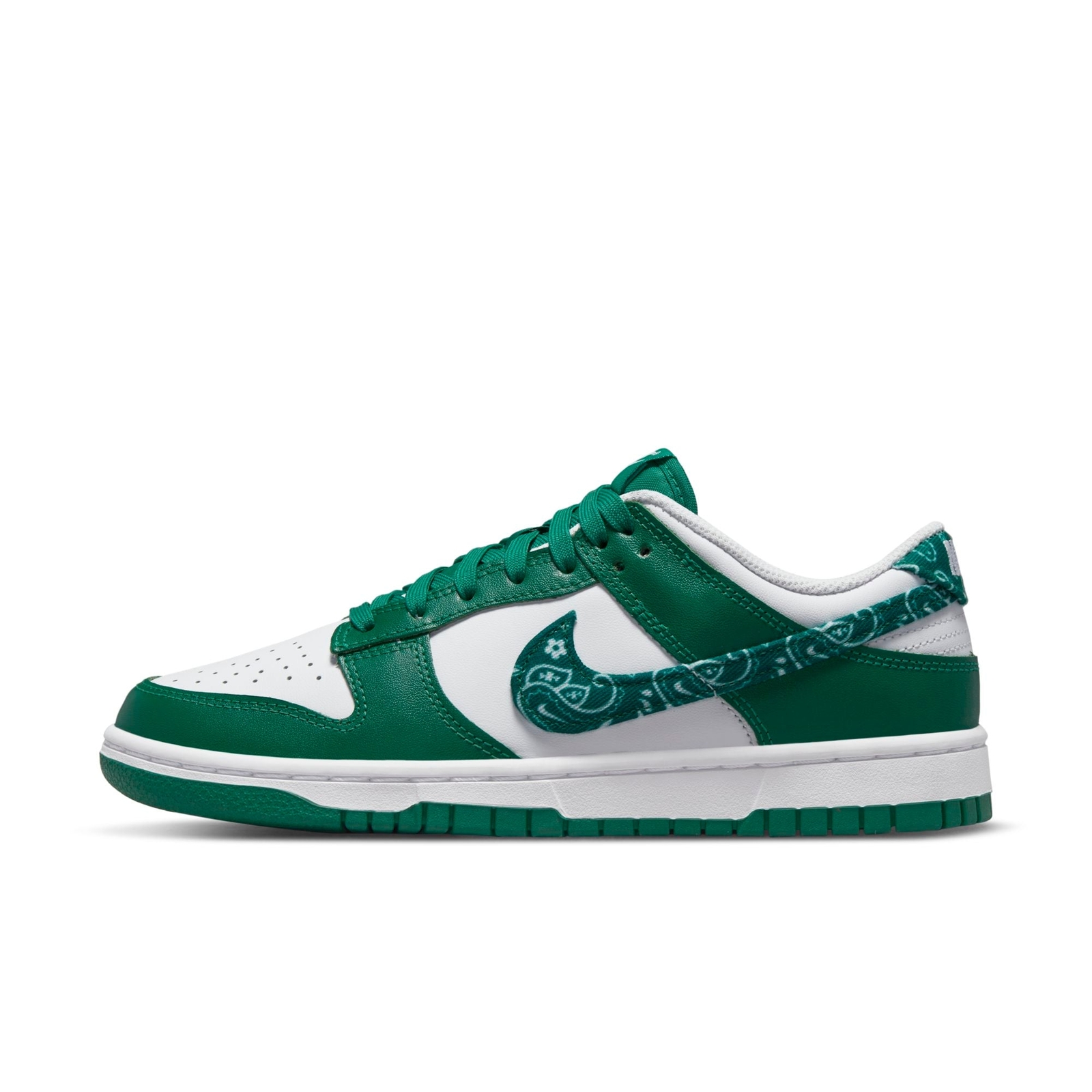 [DH4401-102] Женский рюкзак Nike DUNK LOW ESSENTIAL С УЗОРОМ ПЕЙСЛИ, ЗЕЛЕНЫЙ