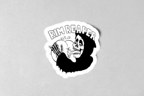 Rim Reaper Sticker, Grim Reaper Parody Sticker, Meme Sticker for Car,  Laptop | eBay