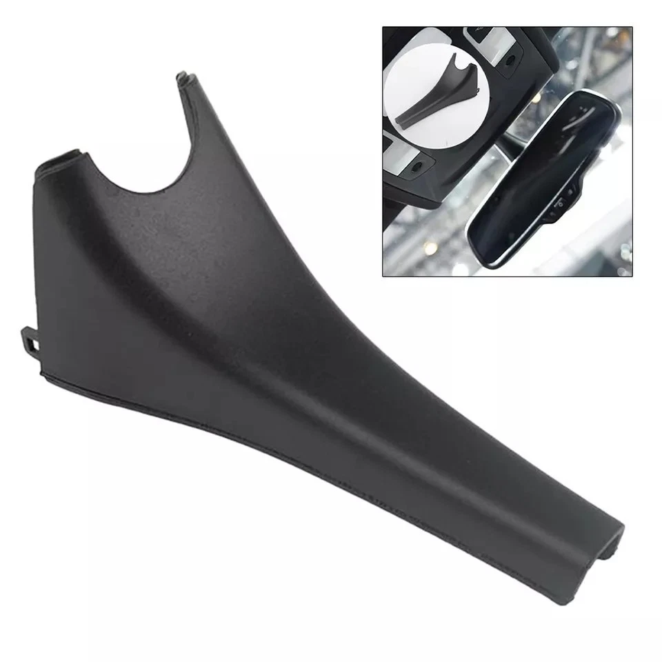 New Black Interior Rear View Mirror Trim Cover For Audi A4 A5 A6 S3 S4 S5 S6 TT - Image 4 of 4