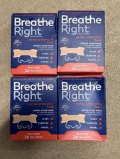 4 Boxes Of Breathe Right Extra Strength Tan Nose Strips 104 Total Strips 2029
