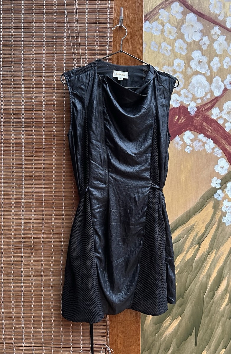 knee length dresses for ladies Diesel Black Mini Dress
