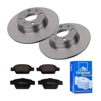 ATE Bremsscheiben Ø251Mm + BremsbelÄGe Hinten FÜR Fiat Bravo 2 198X Stilo 192X