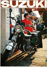 Brochure Suzuki GT 380 J Motorcycle