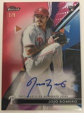 2021 Topps Finest Jojo Romero #FA-JRO Finest Autograph /5 Auto RC Rookie - TCCCX