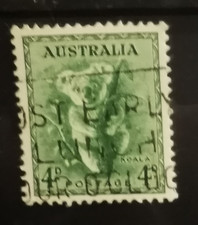 Timbres Anciens Australie  Occidentale  1937/38 N°104 koala oblitéré