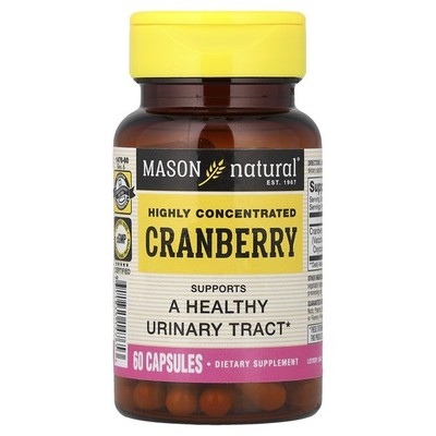Cranberry, Highly Concentrated , 60 Capsules (450 mg per Capsule)