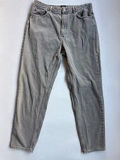 BDG Urban Outfitters Mom Jeans High Rise Gray Wash Tapered Women's Size 33