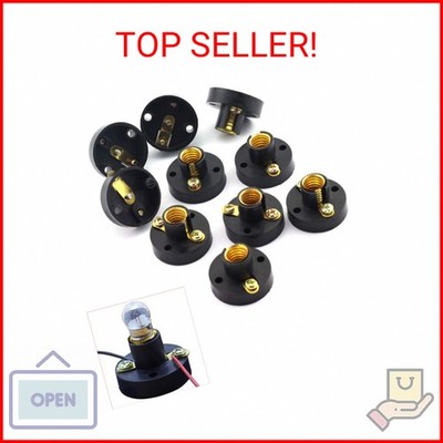 Luckycivia 25 Pack E10 Mini Bulb Holder DIY Physical Circuit Electrical Experime