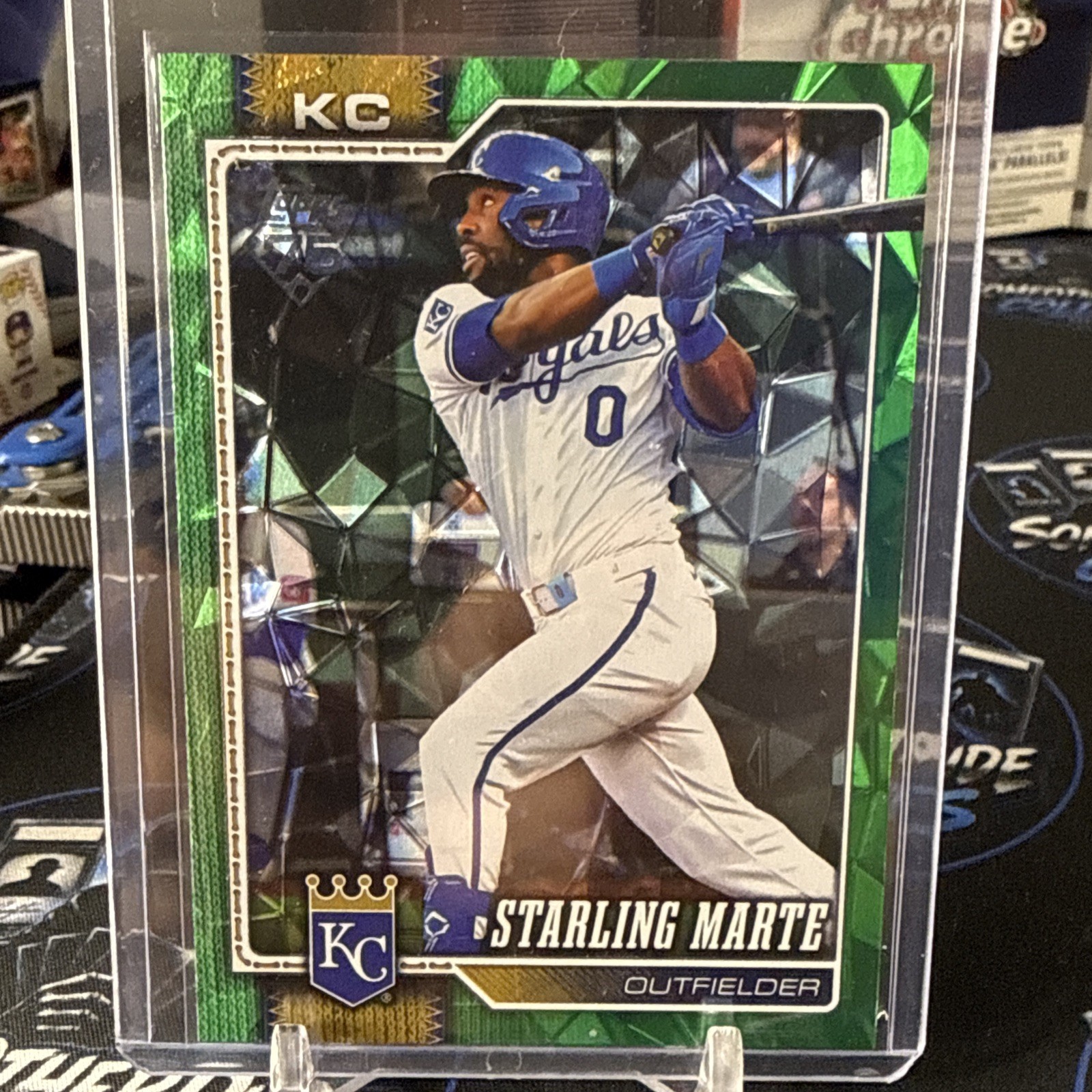 2026 Topps Update Starling Marte #US217 Green Diamonte Foil /99 Royals