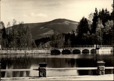 RPPC Bridge Karpacz Poland vintage postcard b703