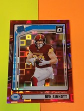 2024 Donruss - Rated Rookie Ben Sinnott #314 Optic Preview Red Pandora Prizm RC