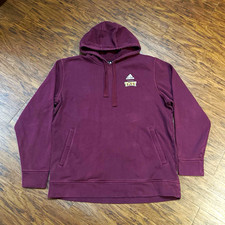 Y2K adidas TXST Texas State Burgundy Pullover...