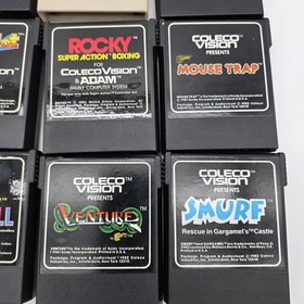 16 Coleco Vision Games + Case