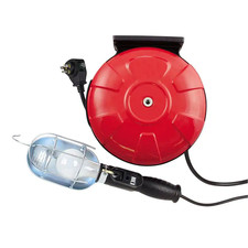 75-watt 40 Ft. 163 Sjtw Incandescent Guarded Trouble Work Light With Retractabl