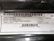 Baguette de porte Peugeot 807